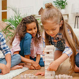 Wood Blocks, 200 Pack Counting Cubes Square Wood Craft Cube Blocks Wooden Blocks Building Blocks,Square Blank Puzzle Making and DIY Craft Cube Coobbar