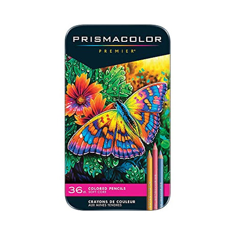 Prismacolor Premier Soft Core Colored Pencils, Assorted Colors, 36ct. Prismacolor