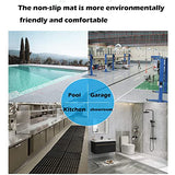 sunnyuup Commercial Rubber Floor Mats & Matting 3FT x 5FT Anti-Fatigue Rubber Floor Mat with Drainage Holes Heavy Duty Non-Slip Drainage Mat for sunnyuup