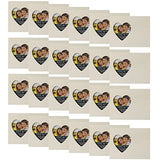 24 Pack: Unfinished Wood Heart Frame by Make Market® Make Market