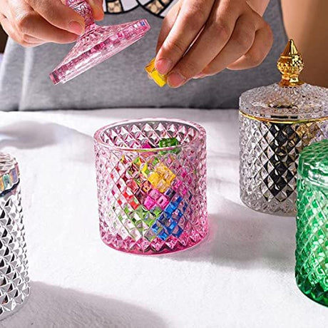 RESINWORLD Large Resin Box Molds with Lids, Vintage 3D Jar Silicone Mold, Trinket Storage Container Box Mold for Resin Casting Home Decor ResinWorld