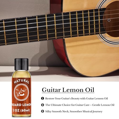 Deviser Guitar Cleaning,All IN ONE Kit,fretboard Lemon oil,Polish,Guitar String-cleaner,Guitar string winder,Cleaning cloth for guitar cleaning and devisev