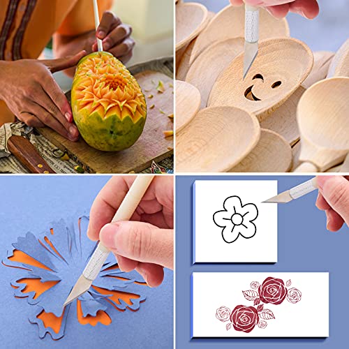 2 Sets Mini Hobby Saw Blades Tools Include 1 Set Mini Hand Hobby Saw Model Tools and 1 Set Precision Cutter Craft Kit Modelling Knife DIY Razor Saw Honoson