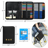 H & B 72-Piece Professional Art Pencil Supply Set, Sketchbook Sketch Kit, Watercolor, Graphite, Metal, Charcoal Pencil Artist Beginner Adult Teen H & B