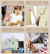 Puzzled 3D Puzzle Lighthouse Set Wood Craft Construction Model Kit, Fun & Educational DIY Wooden Toy Assemble Model Unfinished Crafting Hobby Puzzle Puzzled