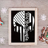 12pcs American Flag Stencil Star Stencils for Painting Union 50 Stars 1776 Military We The People Template for Flag Patriotic Wood Burning Stencils Pkqon