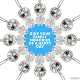 Print Sublimation Blanks Bulk Keychain Making Kit - 12Pcs Car Wing Keychain Charms Angel Wing Ornaments Sublimation Keychain Blanks - Printing Silver NADOBA