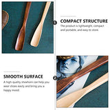 EXCEART Pocket Tool 2pcs Portable Solid Wood Shoehorn Tools for Boots Boot Inserts for Travel Shoe Horn Mini Funnel Stainless Steel Funnel Pro Tools EXCEART