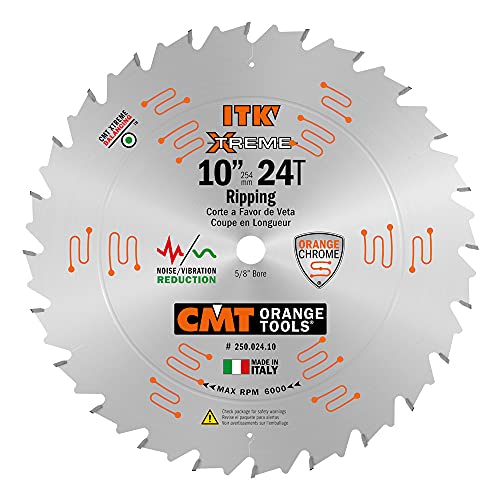 CMT ORANGE TOOLS 250.024.10 ITK RIPPING BLADE 10"x24x5/8" - WoodArtSupply