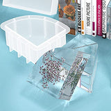 Large Resin Molds,Bookend Resin Molds,Large Geode Book Organize Resin Molds Silicone,Crystal Epoxy Deep Resin Molds,Epoxy Resin Molds for Flowers Pilarmuture