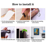 Betionol 12x16 Picture Frame 2 Pack, Display 12x16in/30x40cm Diamond Painting Kits/Photos/Prints, Black Natural Solid Wood Picture Frame with Acrylic Betionol