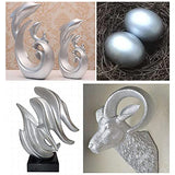 Acrylic Paint Metallic Gold and Silver,200ml Gold Leaf Paint for Art, Painting, Handcrafts,Ideal for Canvas Wood Clay Fabric Ceramic Craft VGSEBA