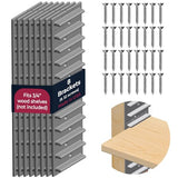 Made in USA | EZStudRack Adjustable Between Stud Shelf Bracket | Shelf Brackets for Wall Mounted Shelf | Shelving Brackets for Home | Garage Shelf EZStudRack