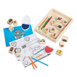 Melissa & Doug PAW Patrol Wooden Stamps Activity Set with Markers, Activity Pad (25 Pieces) Melissa & Doug