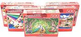 500 Piece Puzzle Variety Pack of 5 Different Puzzles - Colorful, Fun Puzzle Designs - Perfect for Kids of All Ages - Puzzlebug, Artbox, CRA-Z-Art Puzzlebug