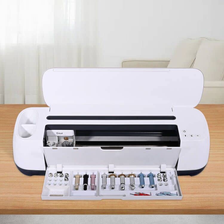 Duryeo Blade Storage Insert for Cricut Maker 3 & Maker, Blades Tray, Drawer Blade Housing and Quickswap Tip Accessories Organizer (White, Blades and Duryeo