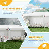 Flamaker Party Tent 10'x30' Outdoor Wedding Canopy Tents for Parties with Removable Sidewalls Heavy Duty Event Booths Waterproof Gazebo Shelter Flamaker