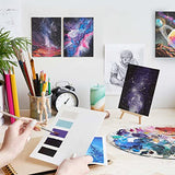 ARTEZA Canvases for Painting, Pack of 14, 11 x 14 Inches, Blank White Canvas Panels, 100% Cotton, 8 oz Gesso-Primed, Art Supplies for Acrylic Pouring ARTEZA