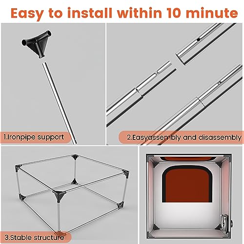 ACMER Laser Engrave Machine Enclosure Eye Protection Vent Protective Cover for ACMER P1, P2 and Most Laser Engrave - WoodArtSupply