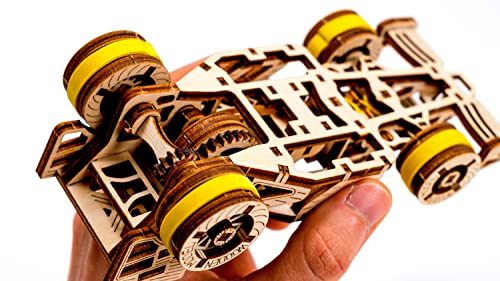 WOODEN.CITY Bolid Car Model Kit 3D Wooden Puzzles - Wooden Models for Adults to Build and Paint It Yourself - Wooden 3D Puzzles for Adults - Model - WoodArtSupply