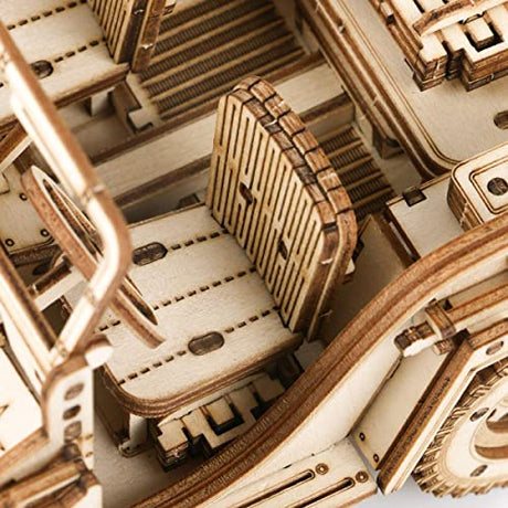 ROKR 3D Wooden Puzzle Army Field Car Model - DIY Mechanical Vehicle Kit for Adults and Kids ROKR
