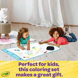 Crayola Color and Erase Mat, Travel Coloring Kit, Gift for Kids, Ages 3, 4, 5, 6 Crayola