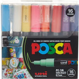 16 Posca Markers - Art Supplies for Rock Painting, Fabric Art, and More - Paint Pens for School and Crafts Posca