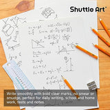 Shuttle Art #2 HB Golf Pencils and Erasers Bundle, Set of 360 Pack Bulk Golf Pencils + 72 Pack White Erasers Bulk - WoodArtSupply