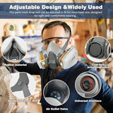 STARBST Half Face Cover Respirator Mask - Professional Breathing Protection Ventilation Mask, Reusable Respirator Mask for Sanding Painting Chemicals STARBST