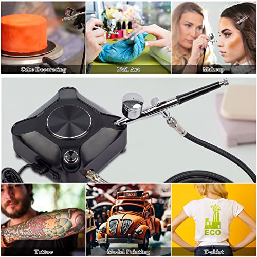 Orcair Powerful 40PSI Adjustable output Airbrush Kit,Dual Action  Multi-Function Air Brush Compressor Set For Painting Make Up Decoration Art  Craft Model Painting Tattoo – WoodArtSupply