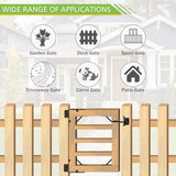 LANMIERT Fence Gate Kit, Anti Sag Gate Kit for Wooden Fence; Heavy Duty Gate Kit with Gate Latch; Gate Hardware for Wooden Gate Fence, Driveway LANMIERT