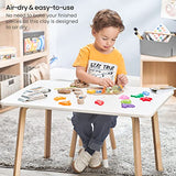 Arteza Kids Air-Dry Modeling Clay Kit, 6 x 8-oz Packs, 12 Sandy Clay Molds and 15 Assorted Sea-Life Beach Decorations, Soft, Pliable, Supplies Arteza Kids
