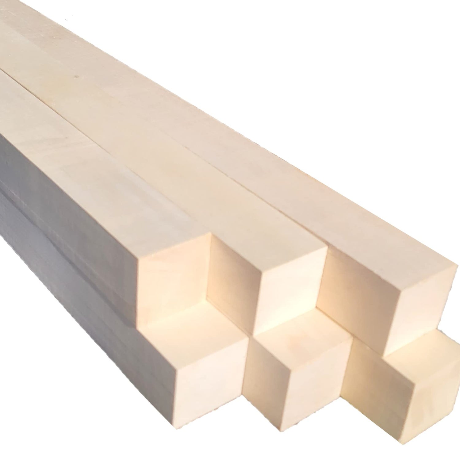 Exotic Wood Zone | Hard Maple Turning Blanks - 4 Pack - (2" x 2" x 12") Exotic Wood Zone
