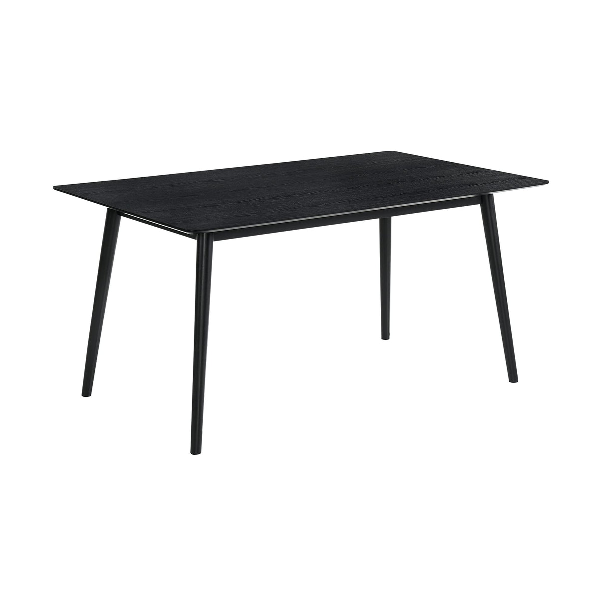 Armen Living Westmont 59" Rectangular Wood Dining Table, Black Armen Living