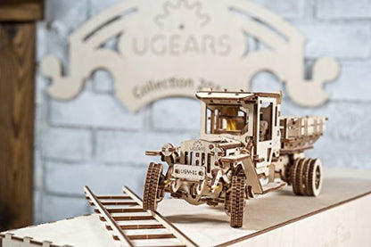 UGEARS 3D Self Propelled Wooden Model UGM 11 Truck