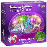 Bryte Light-Up Unicorn Terrarium Kit for Kids | All Inclusive - Castle, Fairy Garden Lights & More | Arts & Crafts, STEM Activities for Kids, BRYTE