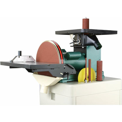 Grizzly Industrial G0529-1 HP Oscillating Spindle / 12" Disc Sander - WoodArtSupply