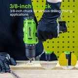 Meagle Cordless Drill, 12V Power Drill set with Battery & charger, 2 Variable Speed Electric Drill 18+1 Torque Setting, 3/8” Chuck with Drill Bits& Meagle