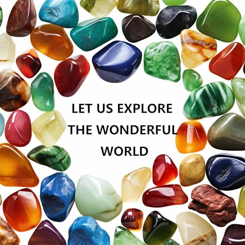 Kandylio Rock Tumbler Grit Kit 4 Lbs. 4-Steps Rock Tumbling Grit and Polish Refill,Polish Up to 30 lbs. of Rocks, Rock Polishing Grit Media for Any Kandylio