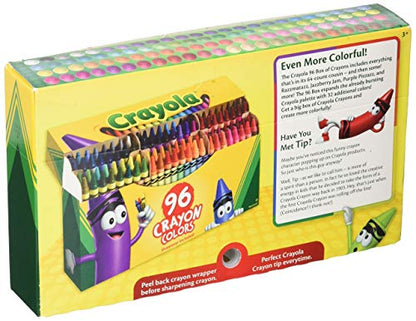 Crayola Crayons, Sharpener Included, 96 Colors (Pack of 2) - WoodArtSupply