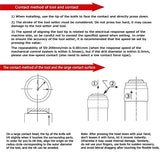 BTER CNC Automatic Tool Sensor Gauge, DC 24V Normally Closed CNC Z Axis Tool Setter, High Accuracy Aluminum Alloy Z Axis Probe Tool Touch Sensor BTER