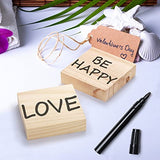 YOUEON 12 Pack Unfinished Wood Blocks for Art and Crafts, 4 X 4 X 1 Inch MDF Wood Board Wood Square Blocks Craft Panels Great for Crafts, Painting, Youeon