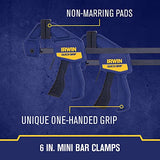 IRWIN QUICK-GRIP Woodworking Clamps Set, Quick Release Triggers, 6 Inch, 8 Piece Set (IRHT83220) IRWIN