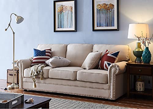 2 Inch Bun Feet for Furniture Unfinished Solid Hardwood Round Ottoman/Couch/Sofa Legs Set of 4 Maricome