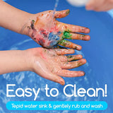 MEEDEN Finger Paints for Kids, Washable Kids Finger Paint Non Toxic Finger Painting Set for Toddlers 3+ Age Art Painting Supplies Gift for Baby Hand MEEDEN