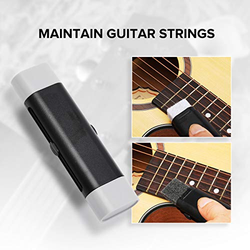 MIFOGE 45Pcs Guitar Repairing Maintenance Tool Kit with Carry Bag Large Care Set of Tools for Acoustic Guitar Electric Guitar Ukulele Bass MIFOGE