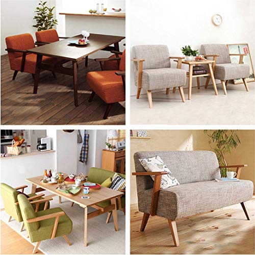 WEICHUAN Unfinished Beech Wood Tapered Replacement Sofa Couch Chair Ottoman Loveseat Coffee Table Cabinet Wood Furniture Feet Furniture Wood
