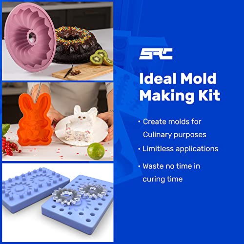 Specialty Resin & Chemical Cast-A-Mold Platinum (2-Gallon Kit) | Silicone Mold Making Kit | Food Grade Platinum-Cured Silicone Rubber | 2-Part DIY - WoodArtSupply