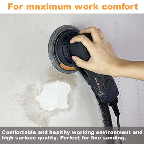 MAXXT Electric 5mm Random Orbital Sander Brushless 350W 3A Multi-function Variable Speed Electric Corded Orbital Sanders Machine with 10 Sanding MAXXT