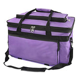Large Fundamentals Art & Crafts Supplies Organizer Bag Padded Tote Adjustable Shoulder Bag Foldable Essentials Art Storage Cargo Carry Case for Brush Starsouce